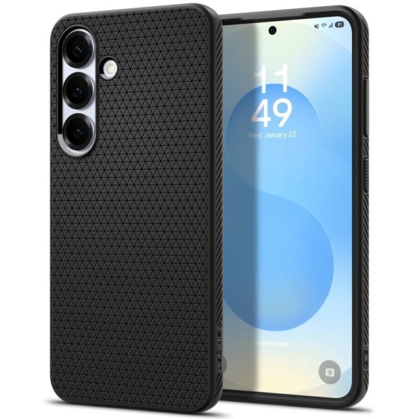 "Spigen" Liquid Air чехол - чёрный (Galaxy S25)