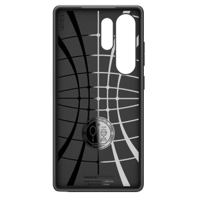 "Spigen" Liquid Air Samsung Galaxy S25 Ultra чёрный твердый силиконовый чехол | Vacins.lv