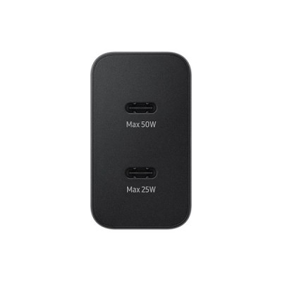 Origināls "Samsung" Power Adapter Duo EP-T5020 tīkla lādētājs - melns | Vacins.lv