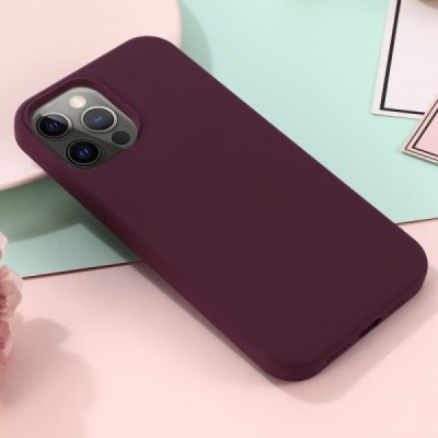 Apple iPhone 14 Pro Max "Shell" MagSafe твердый силиконовый (TPU) бордовый чехол | Vacins.lv