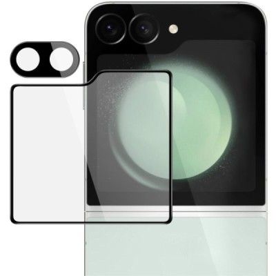 Samsung Galaxy Flip6 5G "IMAK" Tempered glass aizsargājoša caurspīdīga kamera un ekrāna aizsargstikls | Vacins.lv