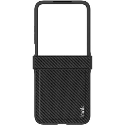 Xiaomi Mix Flip 5G "Imak" Carbon Fiber чёрный пластиковый чехол | Vacins.lv