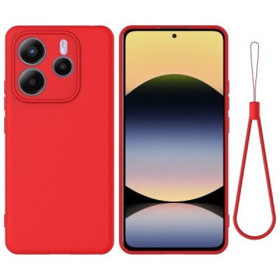 Xiaomi Redmi Note 14 5G "Shell" cieta silikona (TPU) apvalks - sarkans | vacins.lv