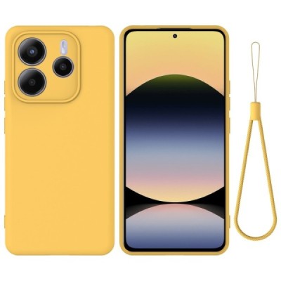 Xiaomi Redmi Note 14 5G "Shell" cieta silikona (TPU) apvalks - dzeltens | vacins.lv