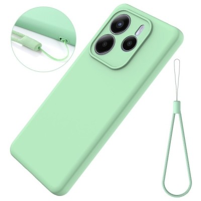 Xiaomi Redmi Note 14 5G "Shell" cieta silikona (TPU) apvalks - zaļš | vacins.lv