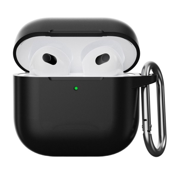 Silikona maciņš austiņām - melns (AirPods 4)