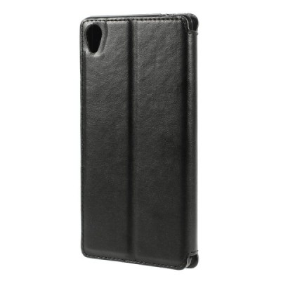 Roar Noble atverčiamas Sony Xperia Z3 juodas odinis dėklas / Priedai.lt