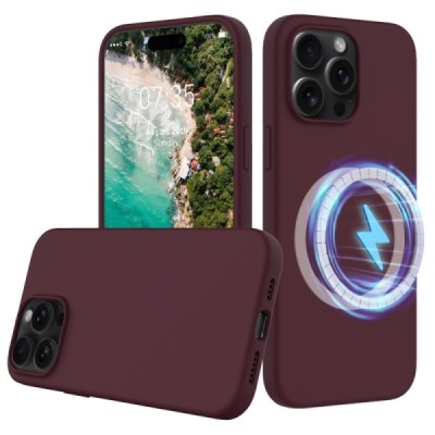 Apple iPhone 16 Pro Max "Shell" MagSafe cieta silikona (TPU) bordo apvalks | vacins.lv