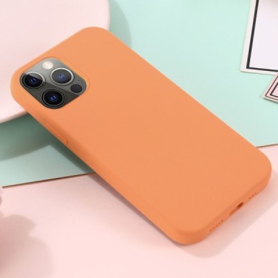 Apple iPhone 15 Pro Max "Shell" MagSafe твердый силиконовый (TPU) оранжевый чехол | Vacins.lv