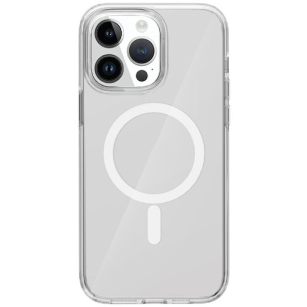 "Tubi" MagSafe cietā silikona (TPU) apvalks - dzidrs (iPhone 12 Pro Max)