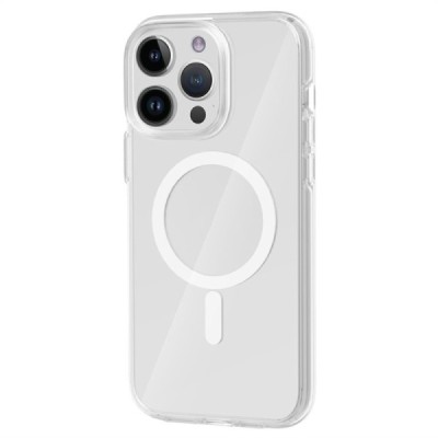 "Tubi" MagSafe Apple iPhone 12 Pro Max dzidrs, caurspīdīgs cieta silikona apvalks aizmugurējais vāciņš | vacins.lv