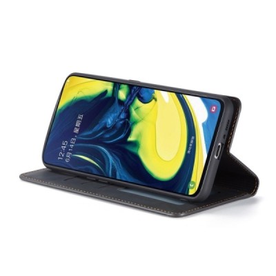 Samsung Galaxy A80 "Forwenw" Fantasy открываемый, Чёрного цвета, кожаный чехол – книжка | Vacins.lv
