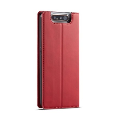 Samsung Galaxy A80 "Forwenw" Fantasy открываемый красный кожаный чехол – книжка | Vacins.lv