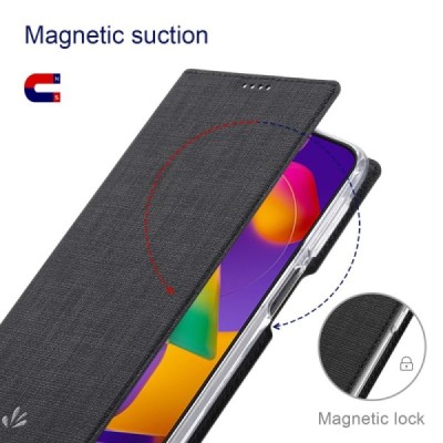 Sony Xperia 10 III "ViLi" DMX открываемый, Чёрного цвета, кожаный чехол – книжка | Vacins.lv