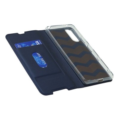 Sony Xperia 10 III "Dux Ducis" Skin открываемый тёмно синий чехол - книжка | Vacins.lv