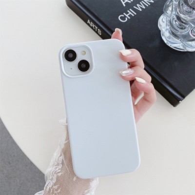 Apple iPhone 15 Plus "Shell" MagSafe cieta silikona (TPU) balts apvalks | vacins.lv