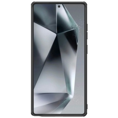 Samsung Galaxy S25 Ultra "Nillkin" Frosted Shield Pro Magnetic чёрный чехол | Vacins.lv