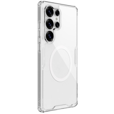 "Nillkin" Nature TPU Pro Magnetic MagSafe Samsung Galaxy S25 Ultra прозрачный твердый силиконовый чехол | Vacins.lv
