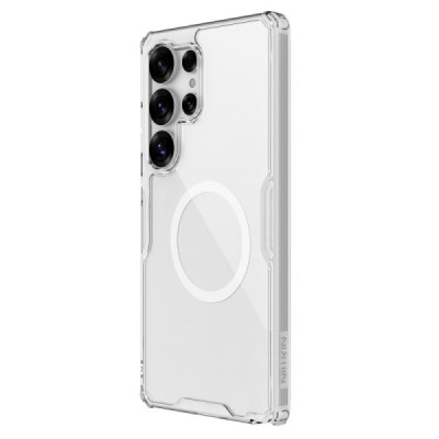 "Nillkin" Nature TPU Pro Magnetic MagSafe Samsung Galaxy S25 Ultra прозрачный твердый силиконовый чехол | Vacins.lv
