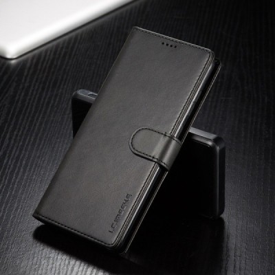 Samsung Galaxy A23, M23, F23 LC IMEEKE atvēramais melns maciņš - maks | Vacins.lv