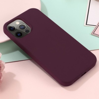 Apple iPhone 15 Pro "Shell" MagSafe твердый силиконовый (TPU) бордовый чехол | Vacins.lv