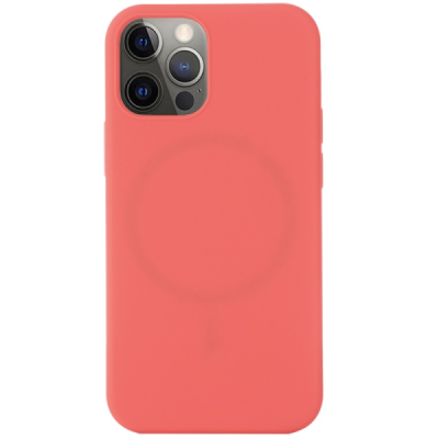 Apple iPhone 13 Pro "Shell" MagSafe cieta silikona (TPU) rozā apvalks | vacins.lv