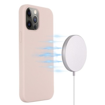 Apple iPhone 13 Pro "Shell" MagSafe твердый силиконовый (TPU) розовый чехол | Vacins.lv