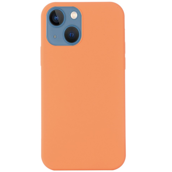 "Shell" MagSafe твердый силиконовый (TPU) чехол - оранжевый (iPhone 14)