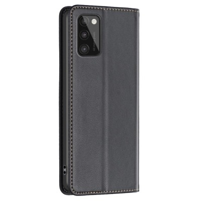 Samsung Galaxy A41 "Binfen Color" BF чёрный кожаный чехол-книжка | Vacins.lv