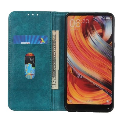 OnePlus 13R 5G (Ace 5) Binfen солидная открываемый зелёный кожаный чехол - книжка | Vacins.lv
