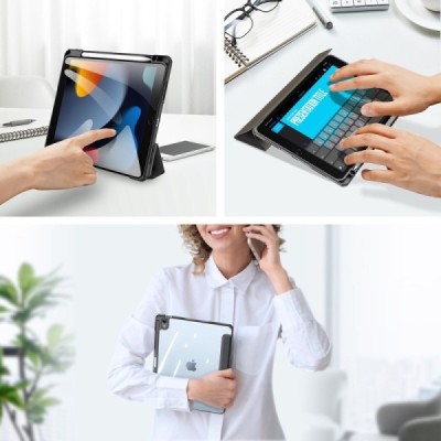 Чехол-книжка "Dux Ducis" Toby - чёрный (iPad 11 2025 / iPad 10.9 2022)