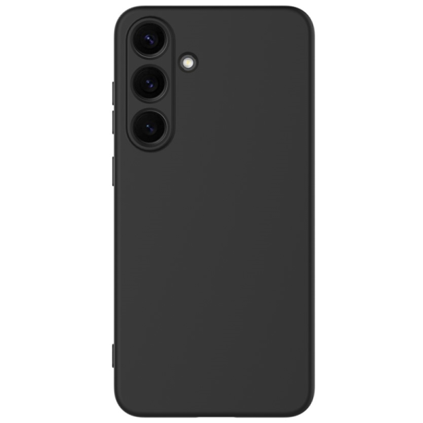 "Shell" твердый силиконовый (TPU) чехол - чёрный (Samsung Galaxy S25+)