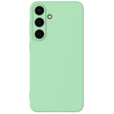 Samsung Galaxy S25+ "Shell" cieta silikona (TPU) apvalks - zaļš | vacins.lv