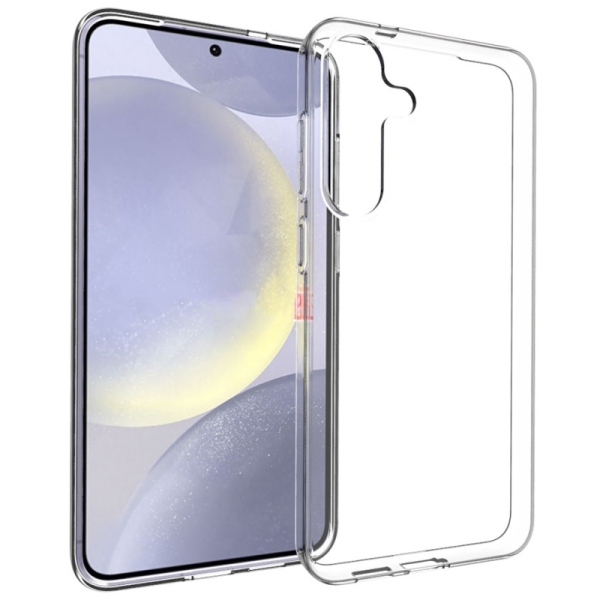 Твердый силиконовый чехол (TPU) - прозрачный (Galaxy S25+)