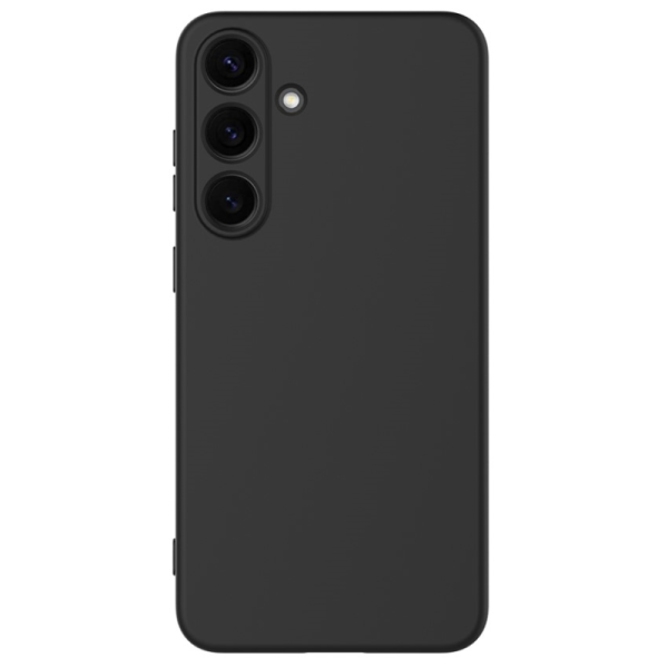 "Shell" твердый силиконовый (TPU) чехол - чёрный (Samsung Galaxy S25)
