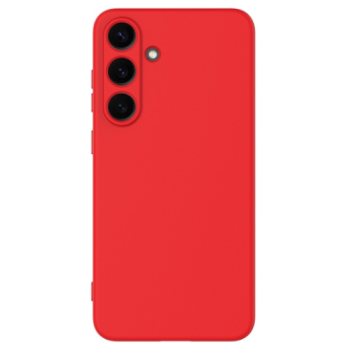 Samsung Galaxy S25 "Shell" твердый (TPU) силиконовый чехол - красный | Vacins.lv