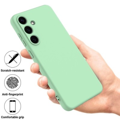 "Shell" твердый силиконовый (TPU) чехол - зелёный (Galaxy S24 / S25)