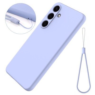 Samsung Galaxy S25 "Shell" твердый (TPU) силиконовый чехол - фиолетовый | Vacins.lv