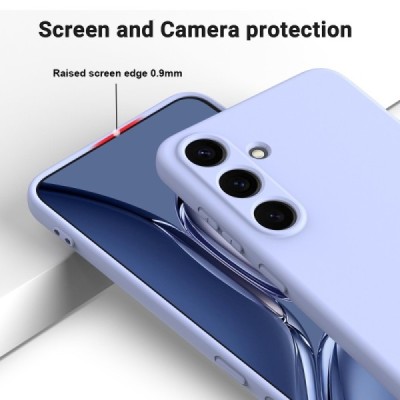 Samsung Galaxy S25 "Shell" твердый (TPU) силиконовый чехол - фиолетовый | Vacins.lv