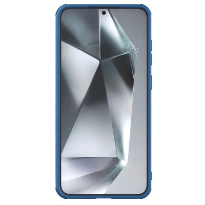 Nillkin Frosted Shield Samsung Galaxy S25 zils plastmasas apvalks futrālis | Vacins.lv