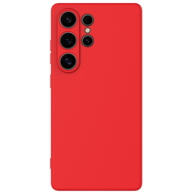 Samsung Galaxy S25 Ultra "Shell" cieta silikona (TPU) apvalks - sarkans | vacins.lv