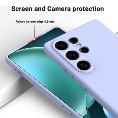 Samsung Galaxy S25 Ultra "Shell" твердый (TPU) силиконовый чехол - фиолетовый | Vacins.lv