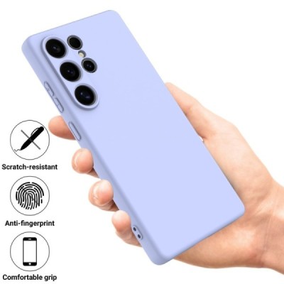 Samsung Galaxy S25 Ultra "Shell" твердый (TPU) силиконовый чехол - фиолетовый | Vacins.lv