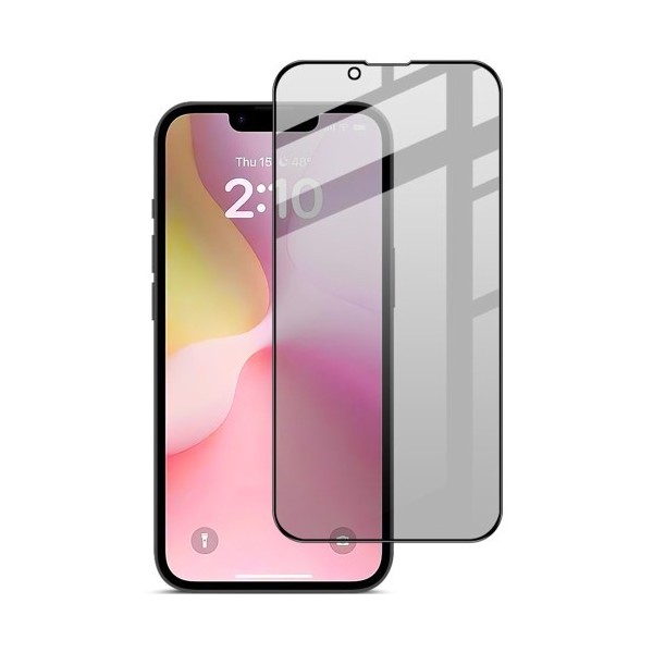 "IMAK" Tempered Glass черное защитное стекло толщиной - конфиденциальность (iPhone 17e / 16e)