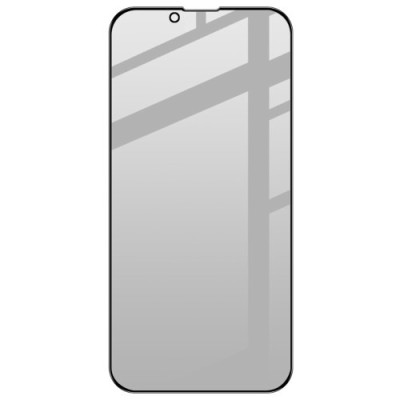"IMAK" Tempered Glass melns ekrāna aizsargstikls - privāta (iPhone 17e / 16e)