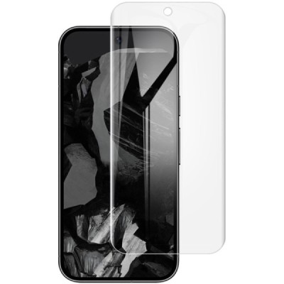 Google Pixel 9 (Pixel 9 Pro) "IMAK" Hydrogel aizsargplēves ekrānam (pilnīgi aizsedzama) - dzidras | Vacins.lv