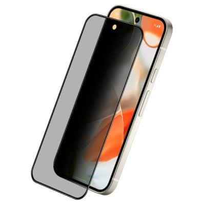"IMAK" Tempered Glass melns ekrāna aizsargstikls - privāta (Pixel 10 Pro / 10 / 9 Pro / 9)