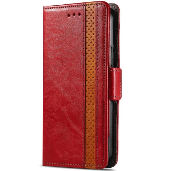 Чехол-книжка "CASENEO" - красный (Redmi Note 11 4G / Redmi Note 11s 4G)