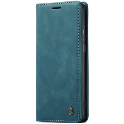 Huawei P20 CaseMe Retro solīds atvēramais ādas zaļš maciņš - maks | Vacins.lv
