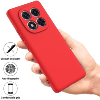 Xiaomi Redmi Note 14 Pro 5G (Poco X7 5G) "Shell" твердый (TPU) силиконовый чехол - красный | Vacins.lv